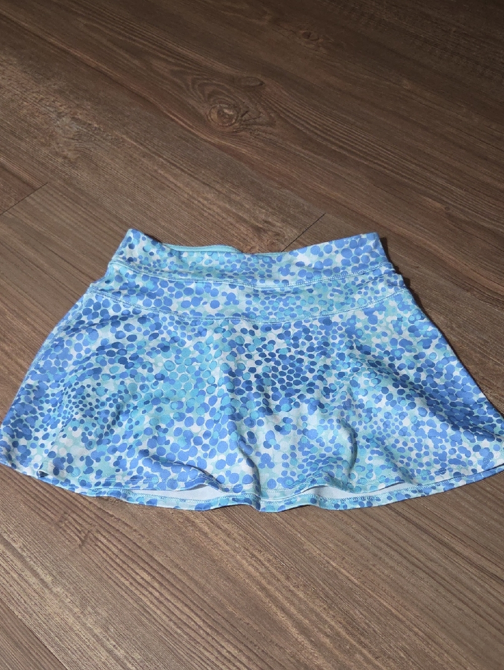 Blue Polka Dot Active Skirt